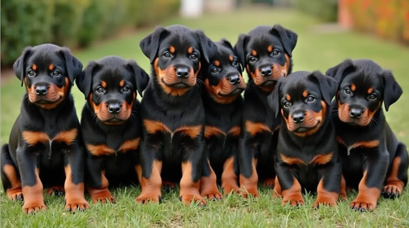 Nombre de mamelles chez une chienne Rottweiler et conseils de soin pour sa santé mammaire