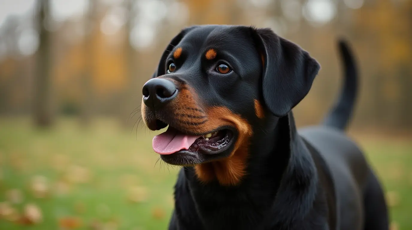 Rottweiler travaillant dans la sécurité, le sauvetage et l'assistance, un chien polyvalent et fidèle